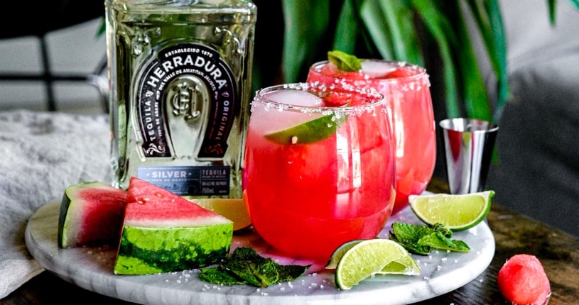 Watermelon Mint Margarita