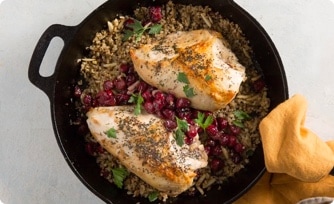 Cranberry-Thyme Roasted Chicken