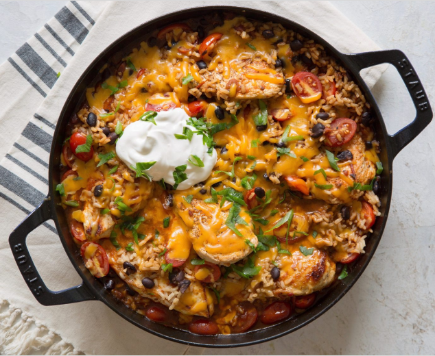 Mexican Chicken Rice Skillet from eMeals