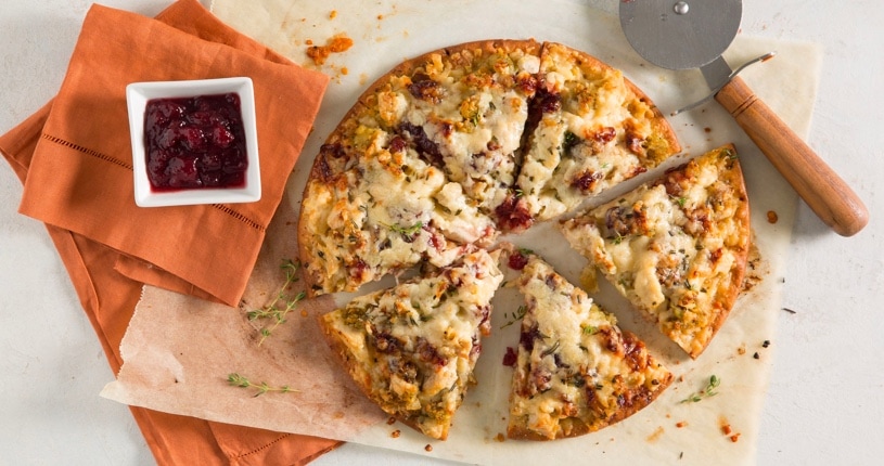 Thanksgiving Leftovers Pizza