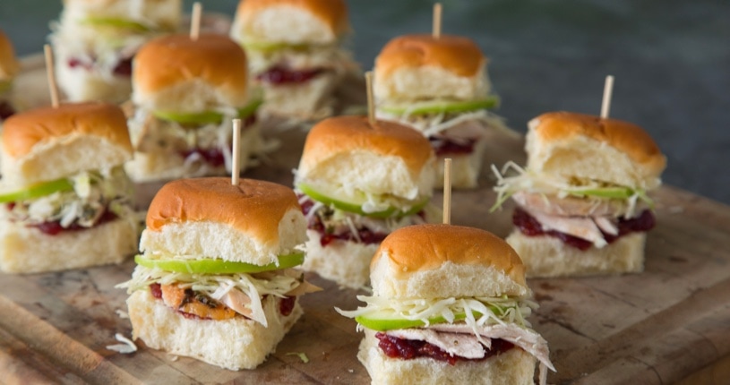 Turkey Sliders with Green Apple Slaw