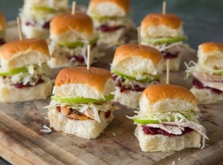 Turkey Sliders with Green Apple Slaw