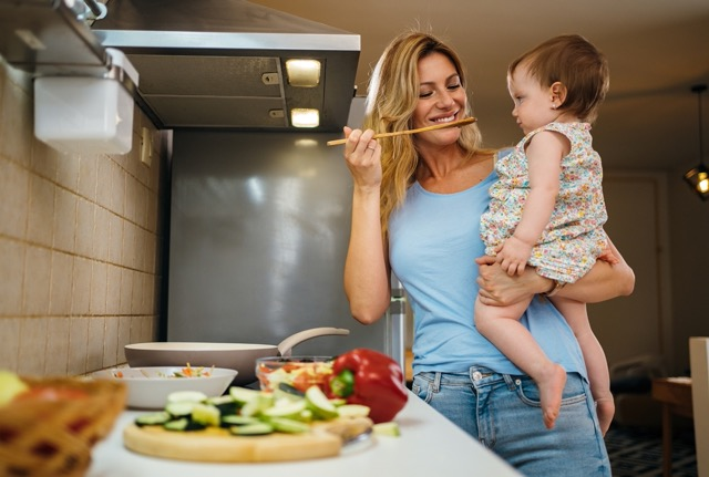 Automated grocery list being generated by eMeals